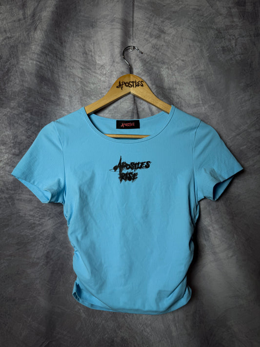 Baby Blue Active Crop Top