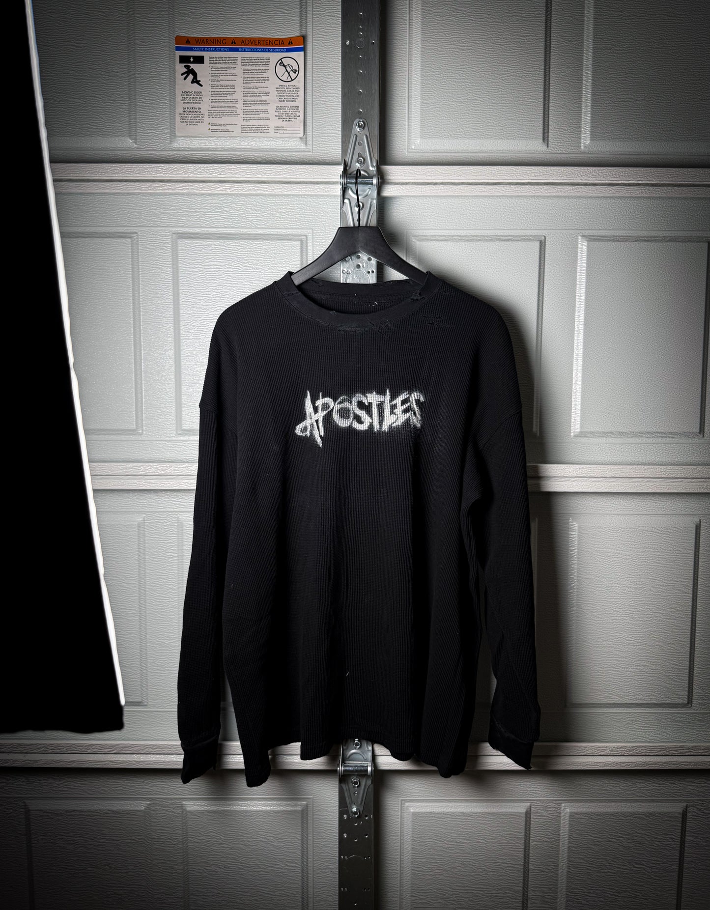 Vintage 1 of 1 Black Waffle Tee (Large)