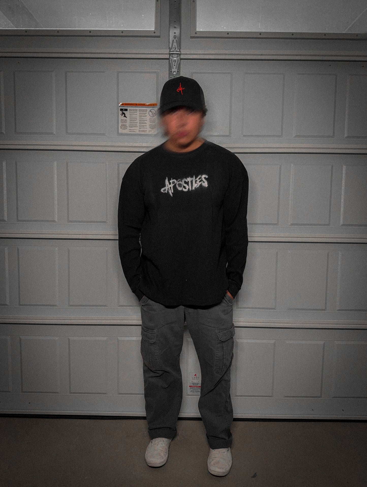 Vintage 1 of 1 Black Waffle Tee (Large)
