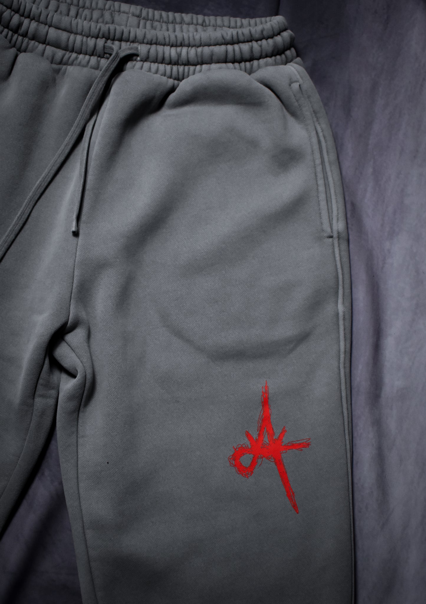 (PRE ORDER) !! "A" GREY SWEATPANTS