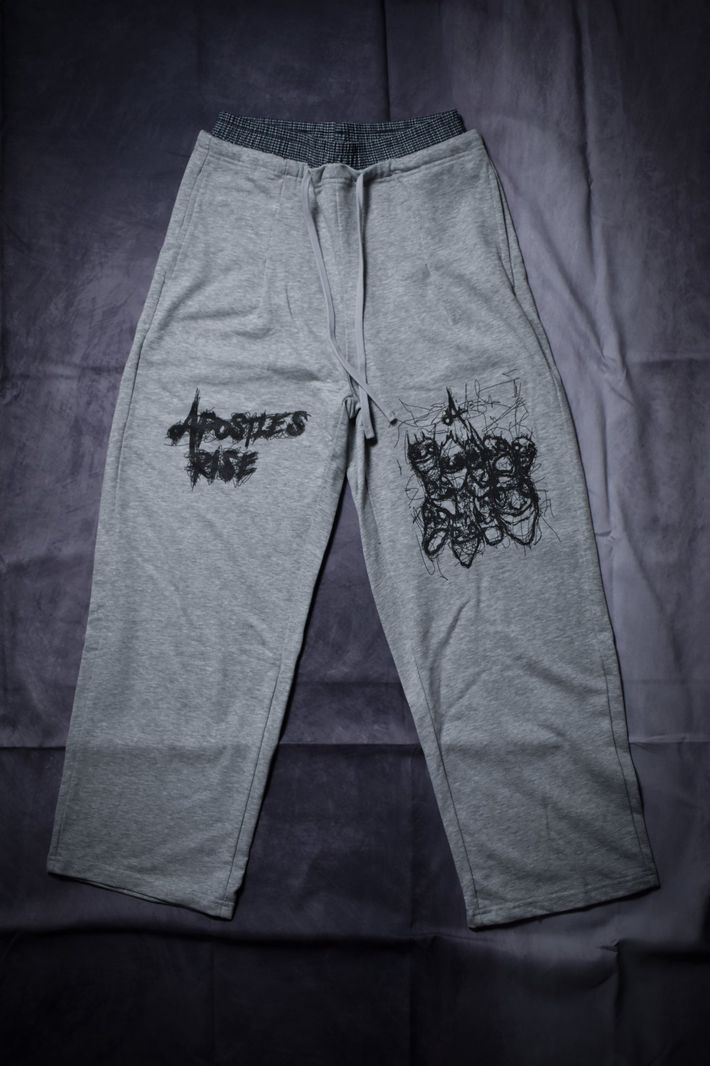(PRE ORDER) !! "RISE" GREY SWEATPANTS (SIZE UP)