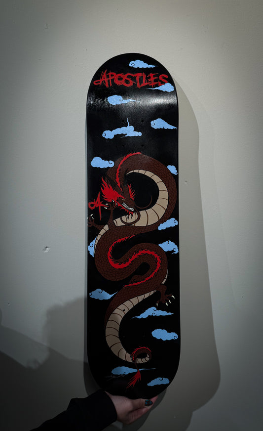 CUSTOM Skateboard (DRAGON) (8.25)