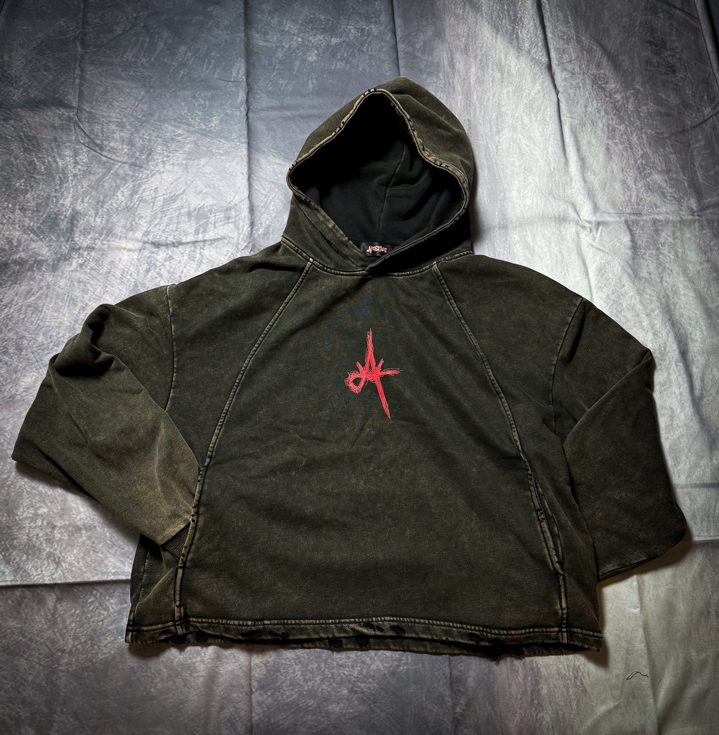 (PRE ORDER) !! PULL-OVER "A" HOODIE  *CROPPED*